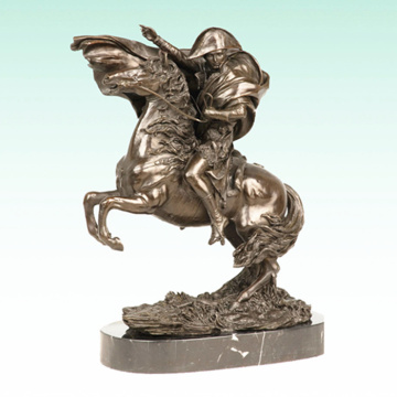 Figura masculina Napoleon Metal Home Deco escultura de bronce Estatua Tpy-461